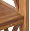 Kast Eikenhout Naturel - 4 Planken - 70cm - Kast X-Plank - Giga Living