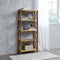 Kast Eikenhout Naturel - 5 Planken - 70cm - Kast X-Plank - Giga Living