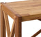 Kast Eikenhout Naturel - 5 Planken - 70cm - Kast X-Plank - Giga Living