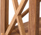 Kast Eikenhout Naturel - 5 Planken - 70cm - Kast X-Plank - Giga Living