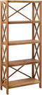 Kast Eikenhout Naturel - 5 Planken - 70cm - Kast X-Plank - Giga Living