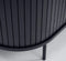 Kast Eikenhout Zwart - 4 Planken - Schuifdeuren - 100cm - Kast Nola - Giga Living