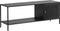 Kast Metaal Zwart - 120cm - 1 Plank - 1-Deurs - Kast Malibu - Giga Living