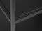 Kast Metaal Zwart - 2 Planken - 2-Deurs - 100cm - Kast Malibu - Giga Living