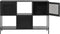 Kast Metaal Zwart - 5 Planken - 3-Deurs - 120cm - Soft Closing - Kast Malibu - Giga Living