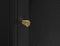 Kast Metaal Zwart - 5 Planken - 3-Deurs - 120cm - Soft Closing - Kast Malibu - Giga Living
