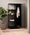 Kast Metaal Zwart - 6 Planken - 50x90x180cm - Kast Malibu - Giga Living