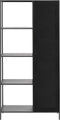 Kast Metaal Zwart - 6 Planken - 50x90x180cm - Kast Malibu - Giga Living