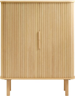 Kast Naturel Eikenhout - 2 Planken - 90x40x113cm - Gewicht 38kg