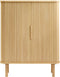 Kast Naturel Eikenhout - 2 Planken - 90x40x113cm - Gewicht 38kg