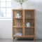 Kast Naturel Eikenhout - 2 Planken - Gewicht 46kg - 100x40x140cm