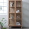 Kast Naturel Eikenhout - 3 Planken - Gewicht 57kg - 90x40x190cm