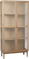 Kast Naturel Eikenhout - 3 Planken - Gewicht 57kg - 90x40x190cm