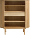 Kast Naturel - Eikenhout - 45x110x125cm - Kast Carno Naturel - Giga Living