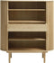 Kast Naturel - Eikenhout - 45x110x125cm - Kast Carno Naturel - Giga Living
