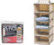 Kast organizer - hangende opberger - stof beige met 5 brede vakken