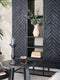 Kast Raya Visgraat - Zwart Mangohout - 180 x 120 cm