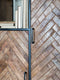 Kast Roan Visgraat - Bruin Mangohout - 180 x 110 cm