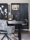 Kast Roan Visgraat - Zwart Mangohout - 180 x 110 cm