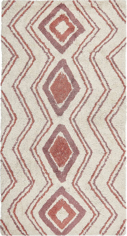 KASTAMONU - Laagpolig vloerkleed - Beige - 80 x 150 cm - Katoen