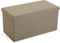 Kastbank Lengte Verwijderbaar Linnen Hout MDF (38 x 37,5 x 76,5 cm) - Beige