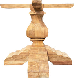 Kasteelpoot Bekkers Teak voor ronde tafel