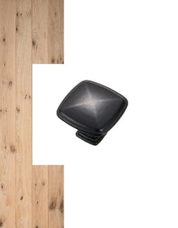 Kastknop Meubelknop vierkant zwart inclusief bevestigingsbout| 3cm | Meubelhandvat | Kastknoppen | Industriële Keukengreep | Hand Grepen | Knop Robuust | Deurgreep Staal | Metaal | Strak Meubelbeslag | schuifdeur | Handvat | Greep | Meubelknoppen |