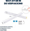 Kastverlichting met Bewegingssensor LED – USB Oplaadbaar – 60 cm – Draadloos - Sensor Lamp – Motion Sensor