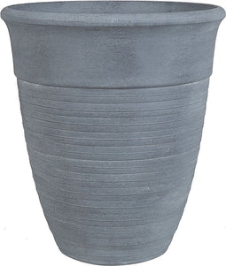 KATALIMA - Plantenbak - Grijs - 43 cm - Polyresin