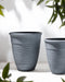 KATALIMA - Plantenbak - Grijs - 50 cm - Polyresin