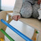 KateHaa Houten Activiteiten Kubus Regenboog - Klimrek - Houten Montessori Speelgoed