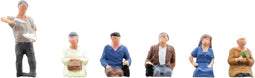KATO 7024224 N Passagiers figuren Geverfd, Zittend, Staand