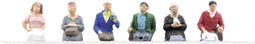 KATO 7024225 N Passagiers figuren Geverfd, Zittend
