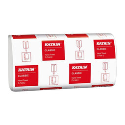 Katrin - Handdoek katrin 343275 c-fold classic 2lgs 33x24cm | 18 stuks