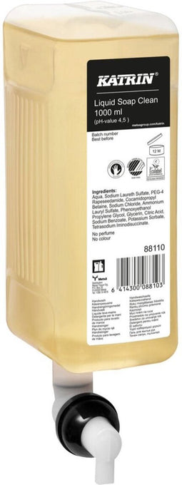 Katrin vloeibare zeep 88110 Clean, flacon van 1000 ml