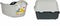 Kattenbak Stefanplast Antraciet Lichtgrijs Plastic 56,5 x 39,5 x 39 cm (20 Stuks)