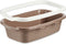 Kattenbak Wit Beige Plastic 38 x 16 x 58,5 cm (11 Stuks)