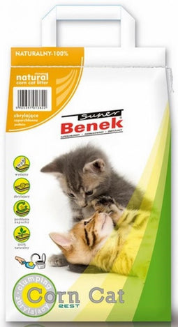 Kattenbakvulling Super Benek Certech Maïs 14 L
