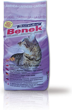 Kattenbakvulling Super Benek Standard Grijs Lavendel 10 L