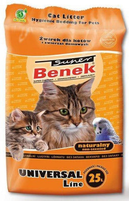 Kattenbakvulling Super Benek Universal Natural 25 L
