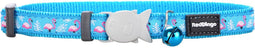 Kattenhalsband Red Dingo Flamingo 20-32 Cm Turkoois