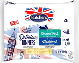 Kattenvoer Butcher's Delicious Vis 4 x 100 g