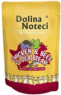 Kattenvoer Dolina Noteci Superfood Kip Kalfsvlees 85 g