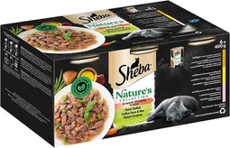 Kattenvoer Sheba Nature's Collection Zalm Lever Vogels 400 g