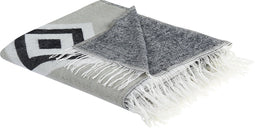 KATTIKE - Plaid - Grijs - 130 x 170 cm - Acryl