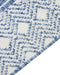 KAWAS - Vloerkleed - Blauw/Wit - 300 x 400 cm - Polyester
