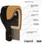 Super Pro Combat Gear - Legend - Lederen kickbokshandschoenen 14oz - Bruin