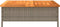 vidaXL - Parasolvoetbedekking - 70x70x25 - cm - poly - rattan - acaciahout - grijs