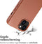 Accezz MagSafe Leather Backcover - Krasbestendig - Bruin (iPhone 13)
