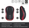 Logitech M185 - Draadloze Muis - 12 maanden batterijduur - Rood